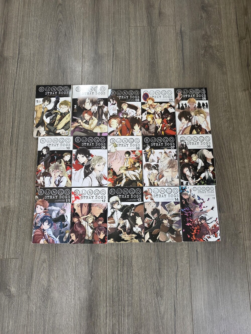 Bungo Stray Dogs Manga Full English Set 1-15